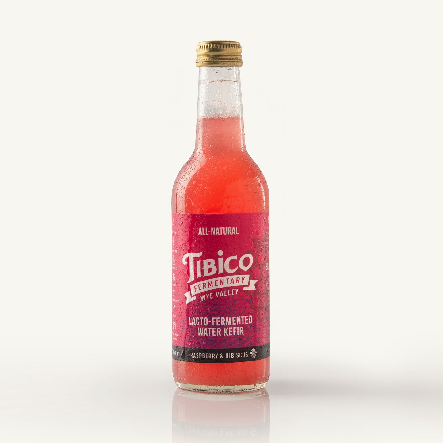 Raspberry and Hibiscus Water Kefir