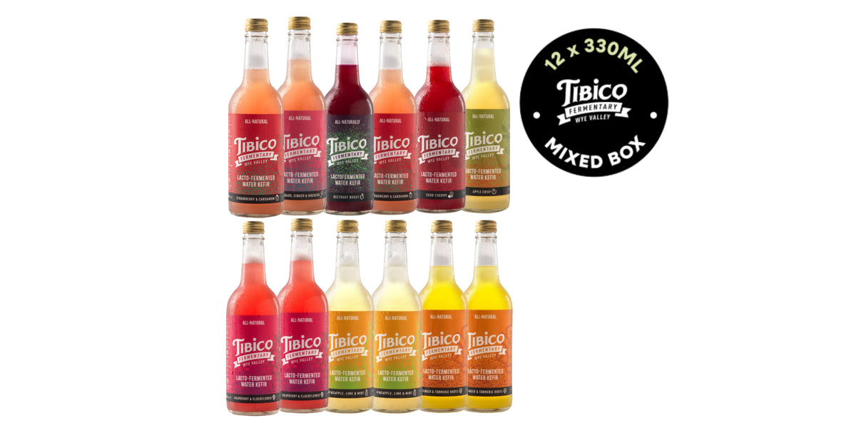 12 x 330 ml Mixed Water Kefirs