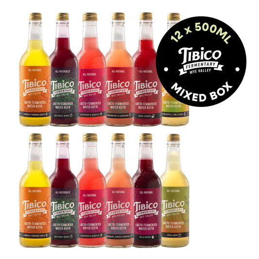 12 x 500 ml Mixed Water Kefirs