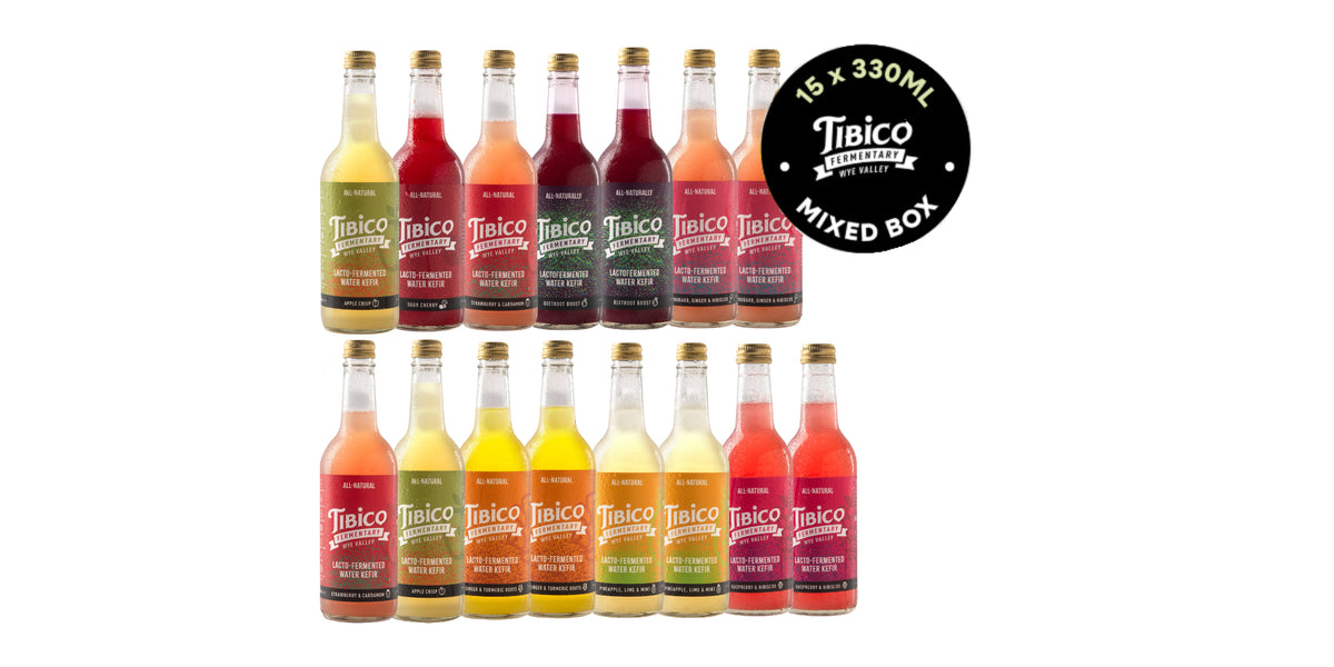 15 x 330 ml Mixed Water Kefirs