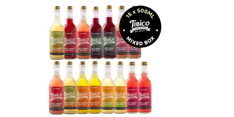 15 x 500 ml Mixed Water Kefirs