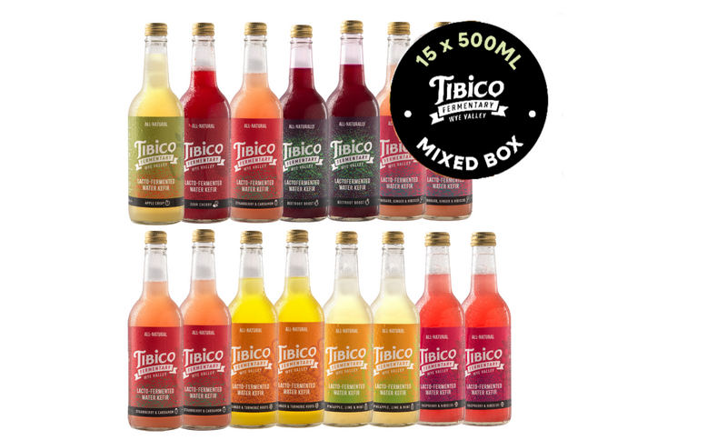 15 x 500 ml Mixed Water Kefirs
