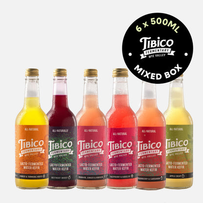 6 x 500ml Mixed Water Kefirs
