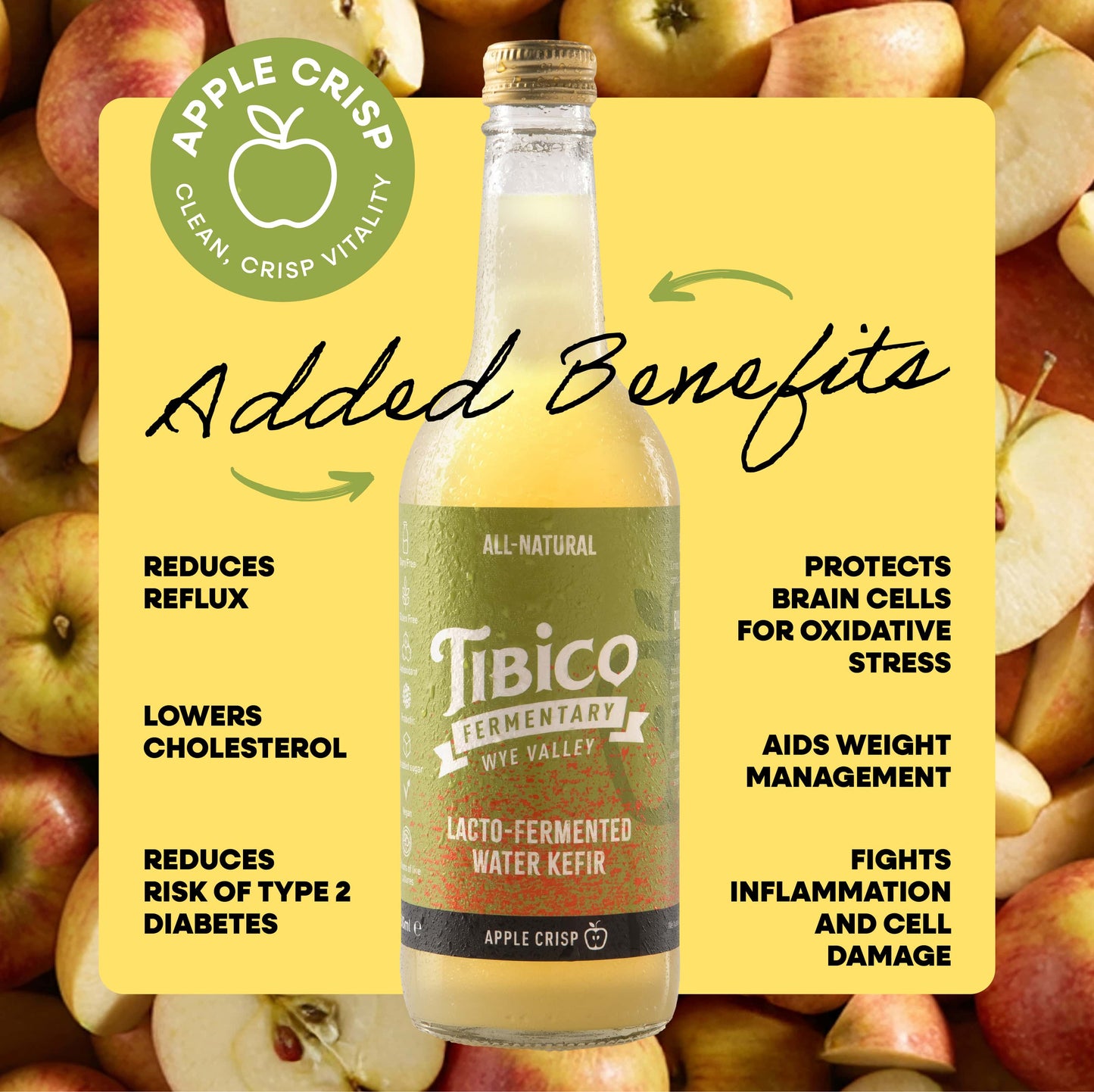 15 x 330 ml Mixed Water Kefirs