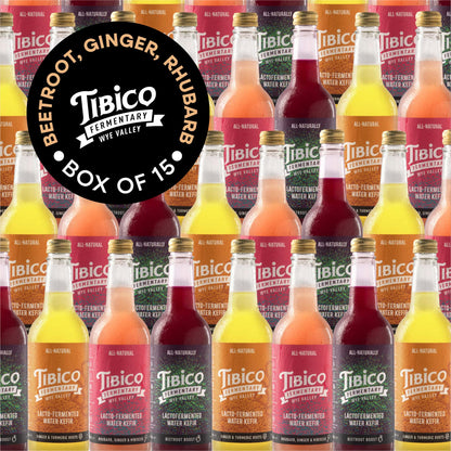 15 x 500ml Fixed Box - 5 x Beetroot, 5 x Ginger, 5 x Rhubarb