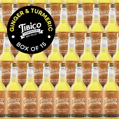 15 x 500ml Ginger & Turmeric Root Water Kefir
