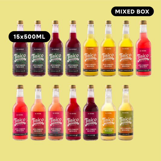 15 x 500 ml Mixed Water Kefirs