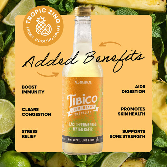 Pineapple, Mint and Lime Water Kefir