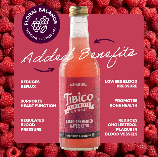 Raspberry and Hibiscus Water Kefir