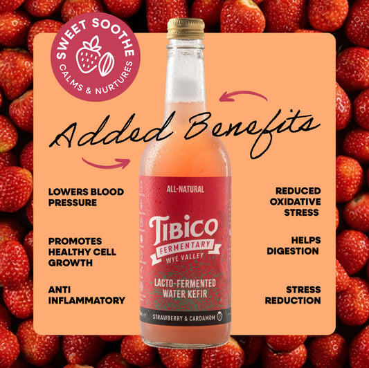 Strawberry and Cardamom Water Kefir