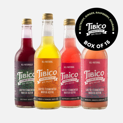 15 x 500ml Fixed Box - 5 x Beetroot, 5 x Ginger, 3 x Raspberry, 2 x Rhubarb